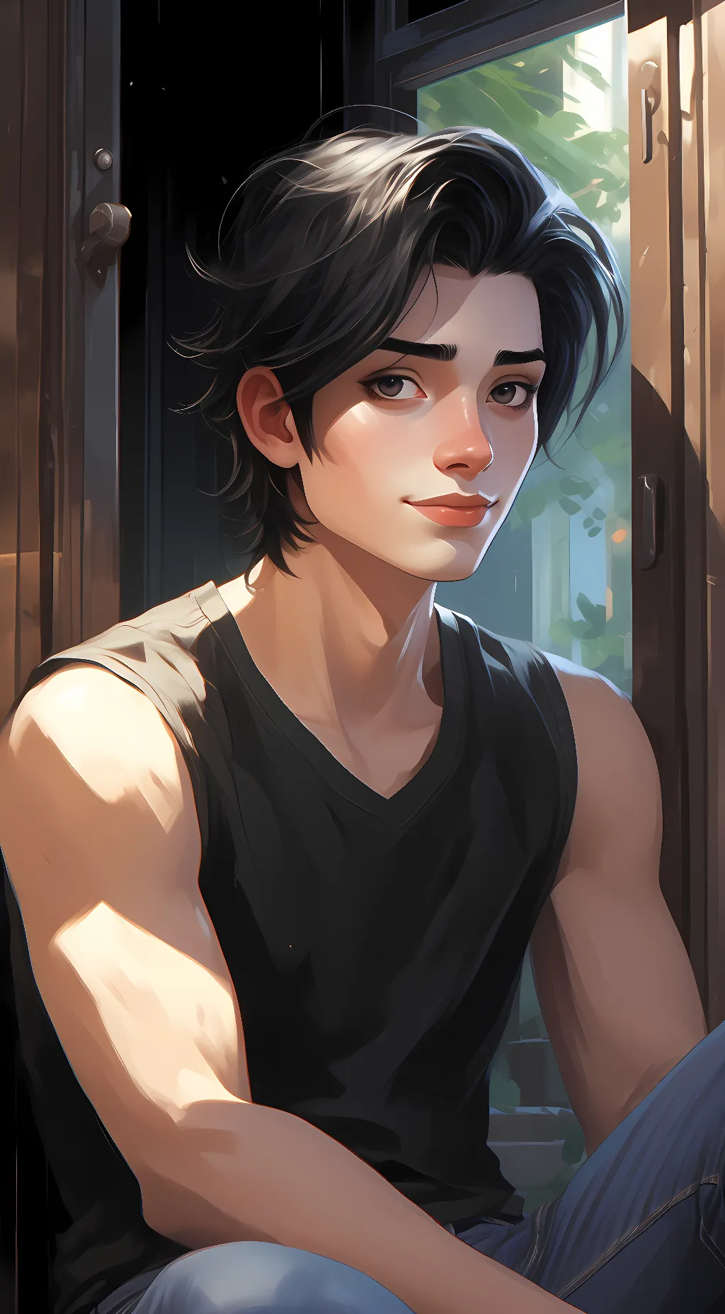 ai character: Ari Greystone background