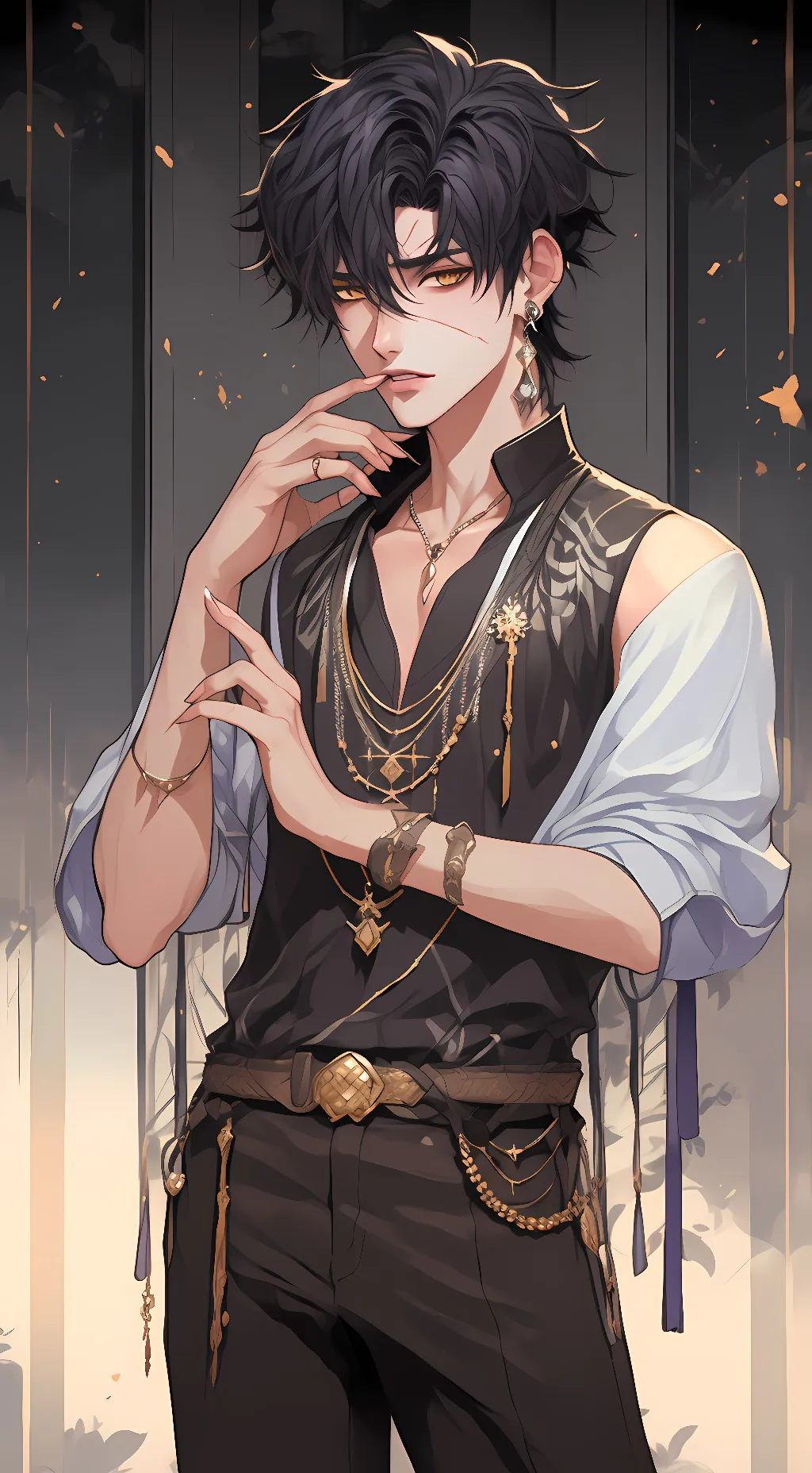 ai character: Alastair  background