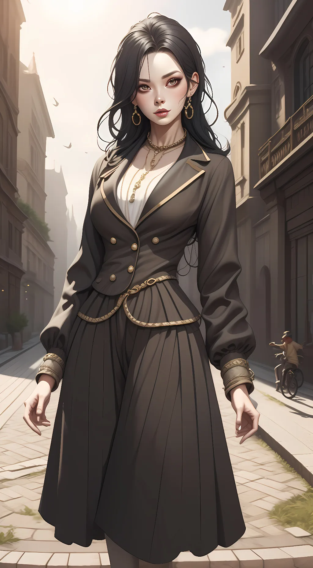 ai character: izzy background