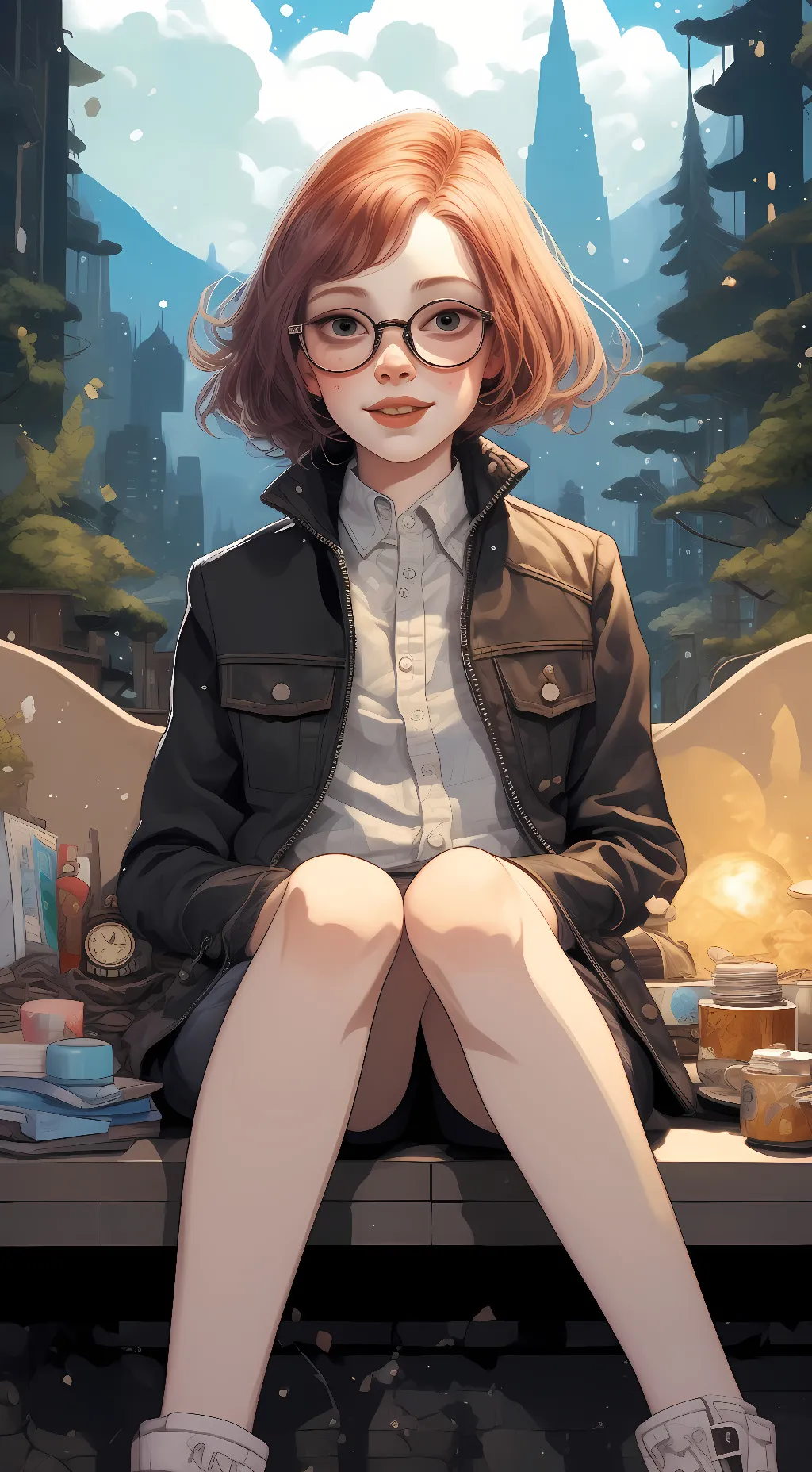 ai character: Ruby background