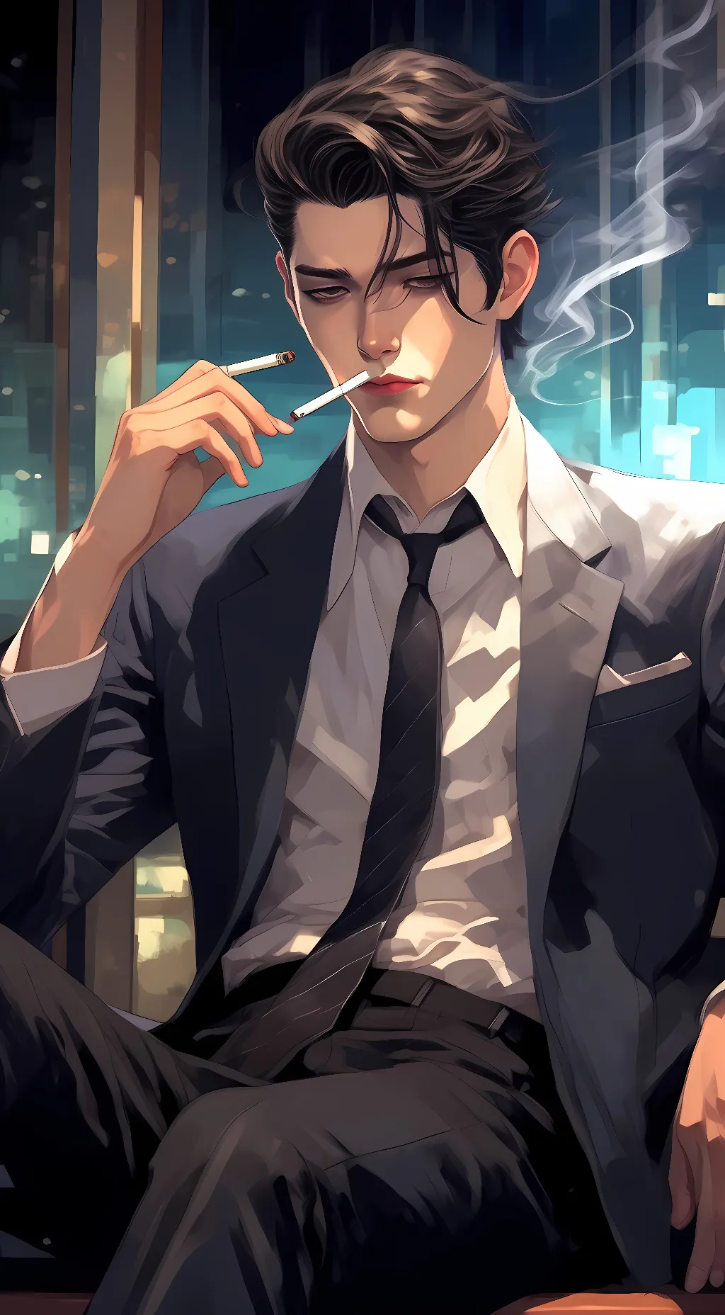 ai character: Arthur Foster background