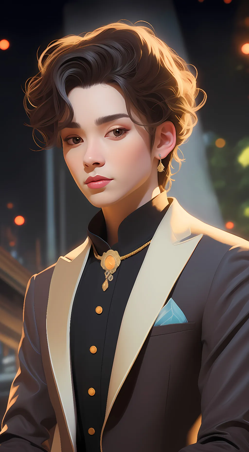 ai character: Michael Jackson background