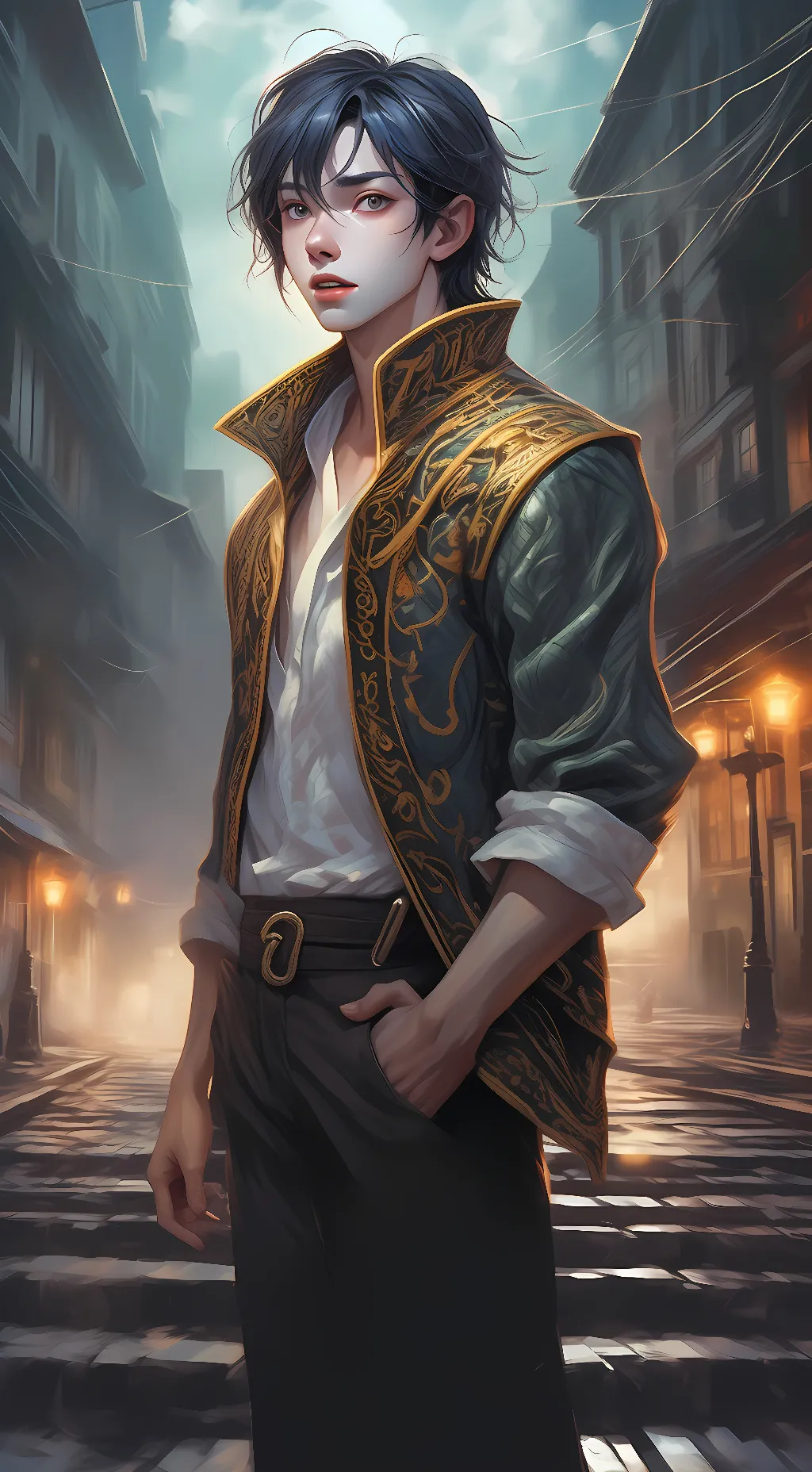 ai character: noah background