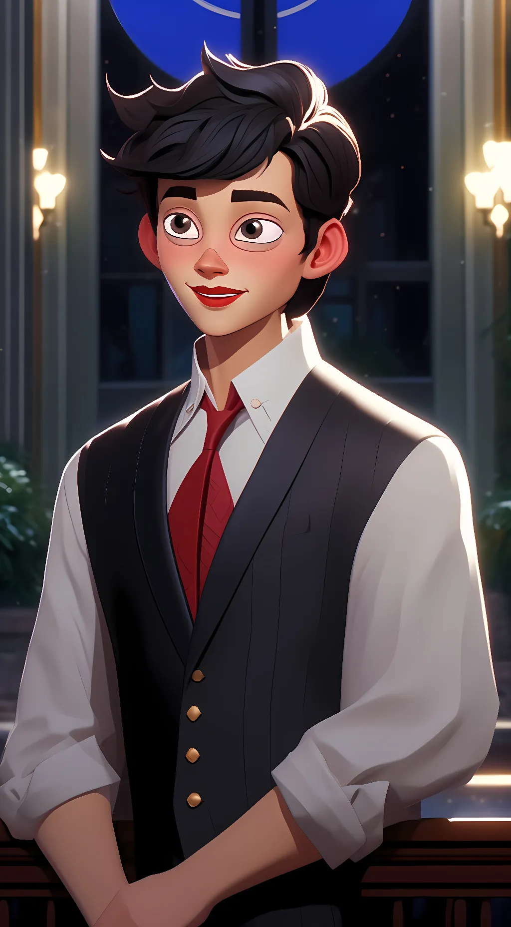 ai character: Scott donaga background