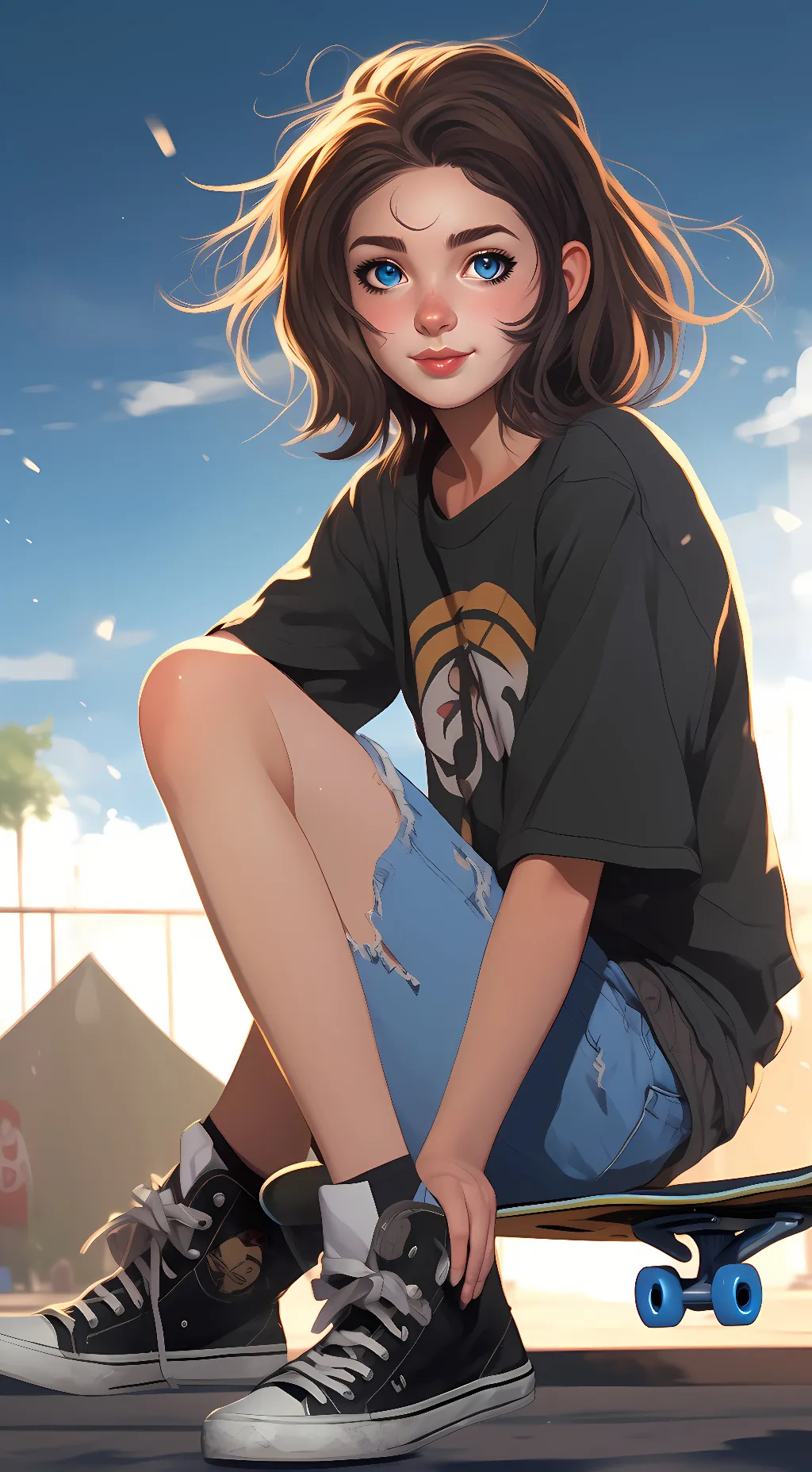 ai character: Bella background