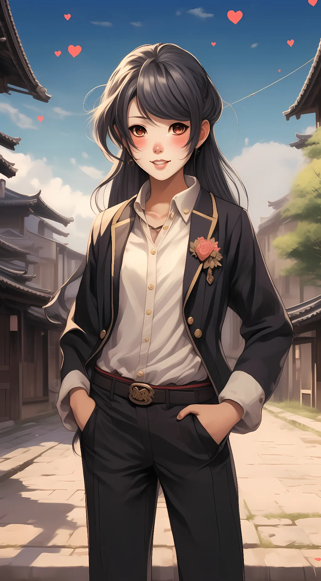 ai character: muichiro your yui background