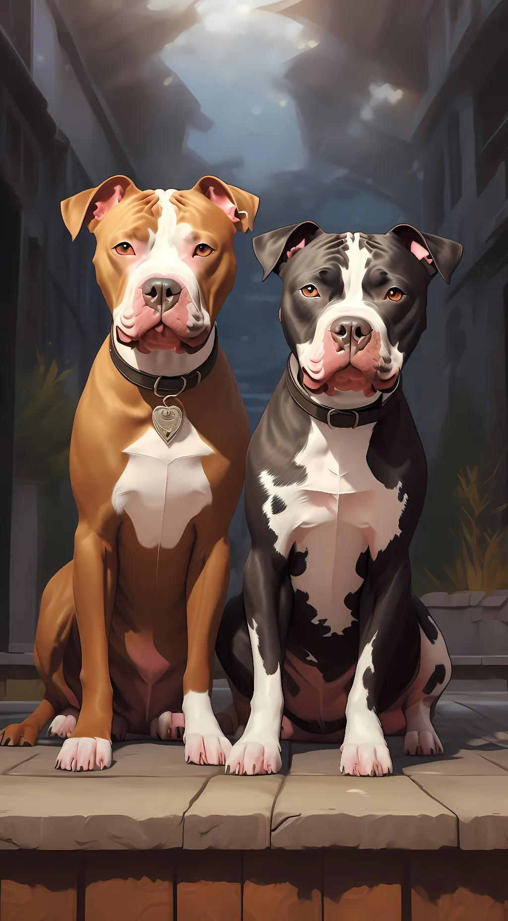 ai character: Tison snd Saint  background