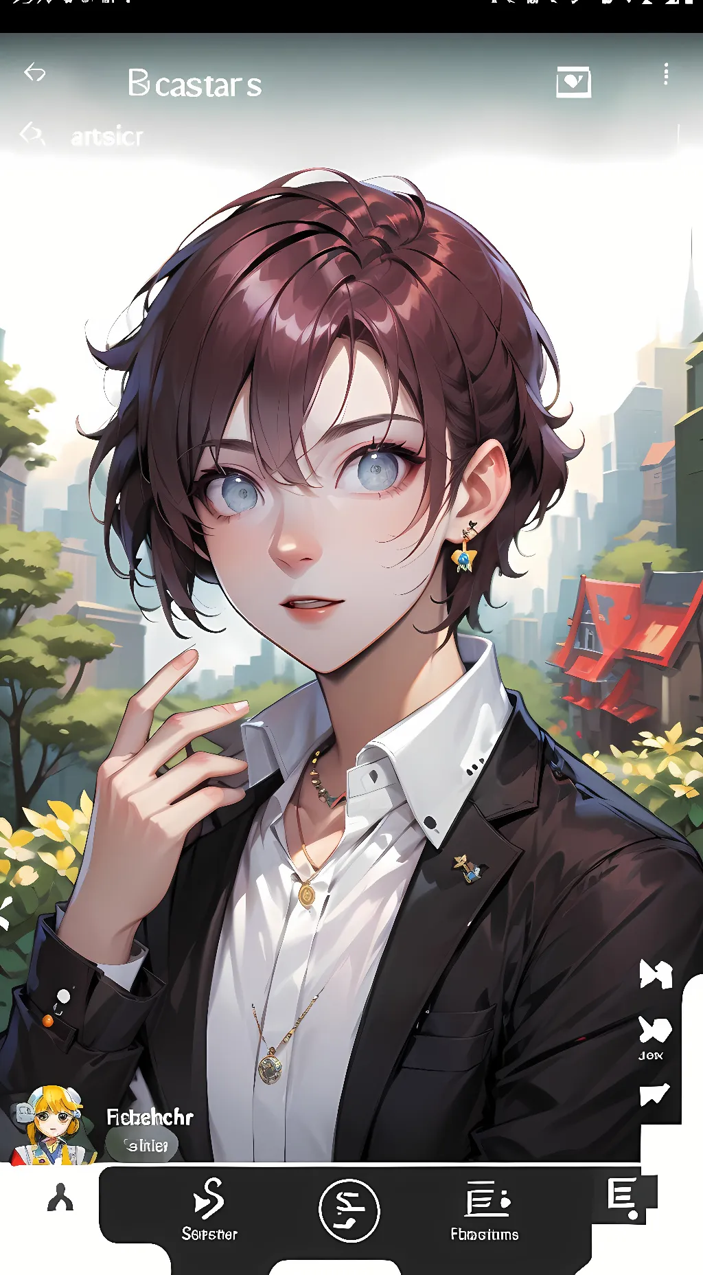 ai character: Lucas background