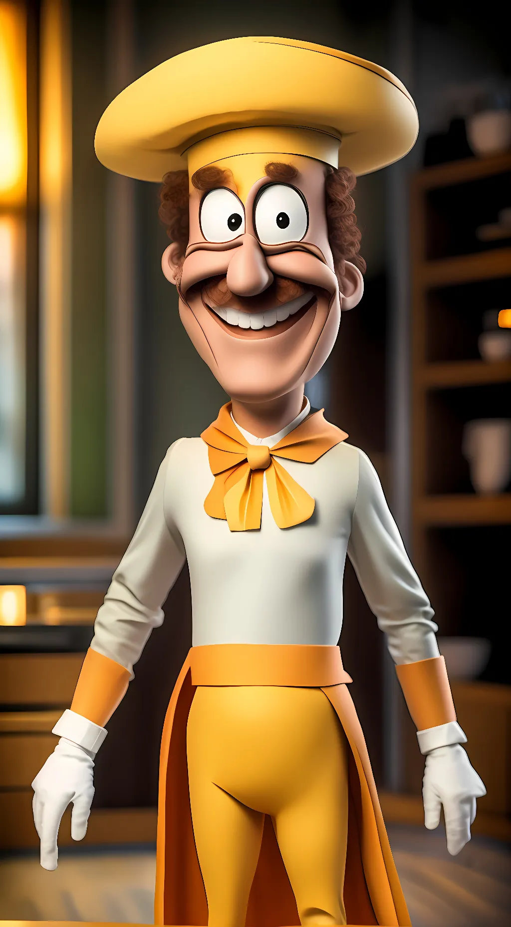 ai character: the noise background