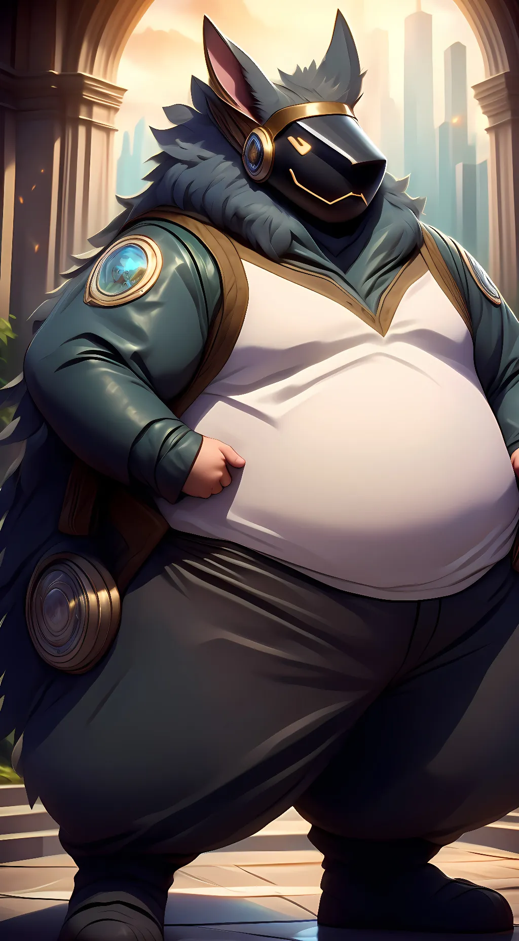 ai character: Jake (Fat) background