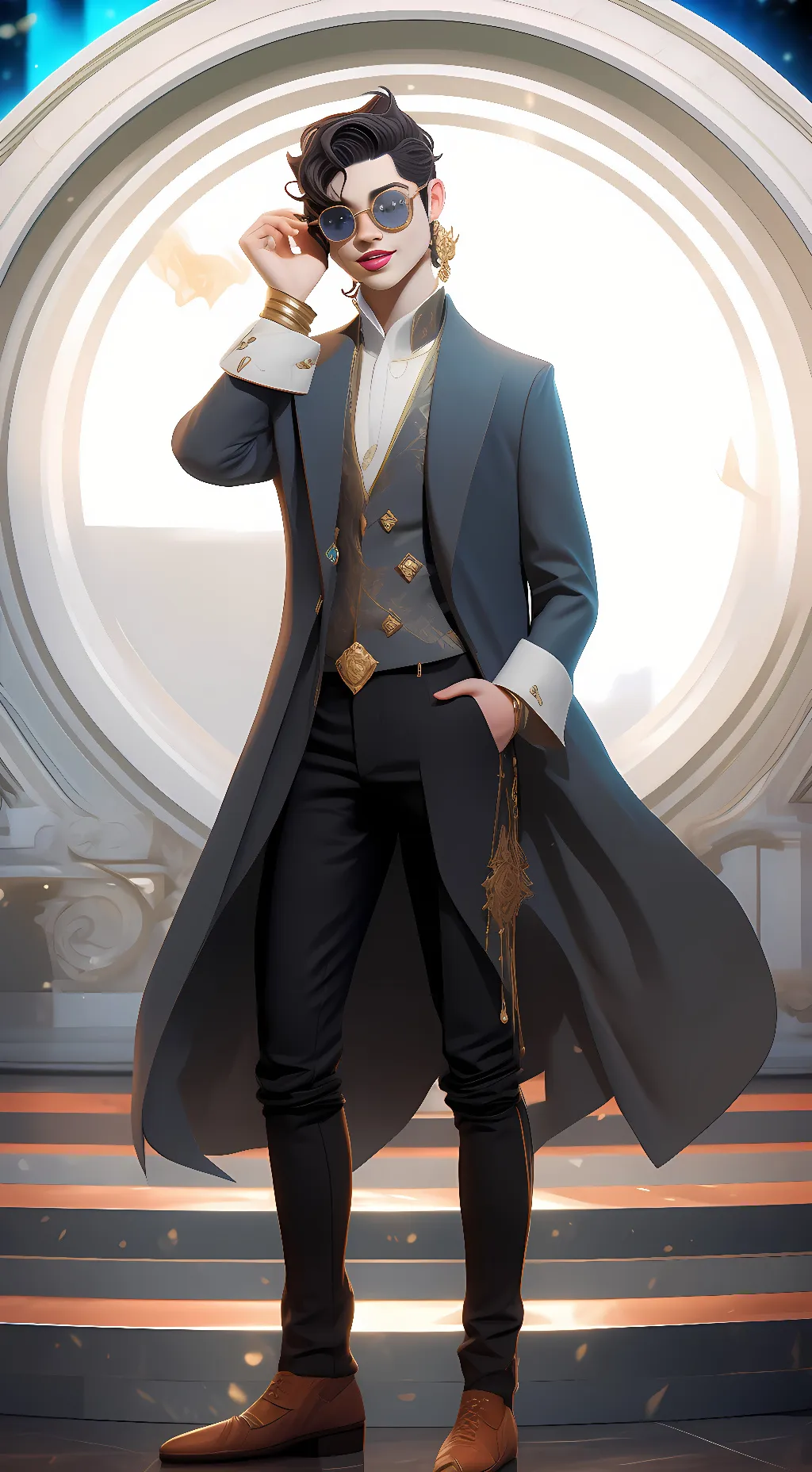 ai character:  Max background