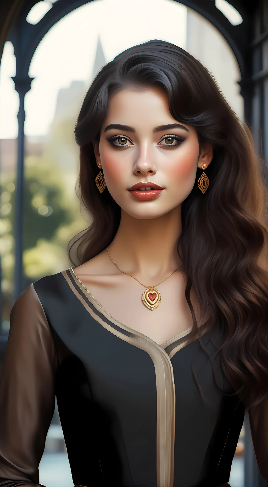 ai character: Ashley background