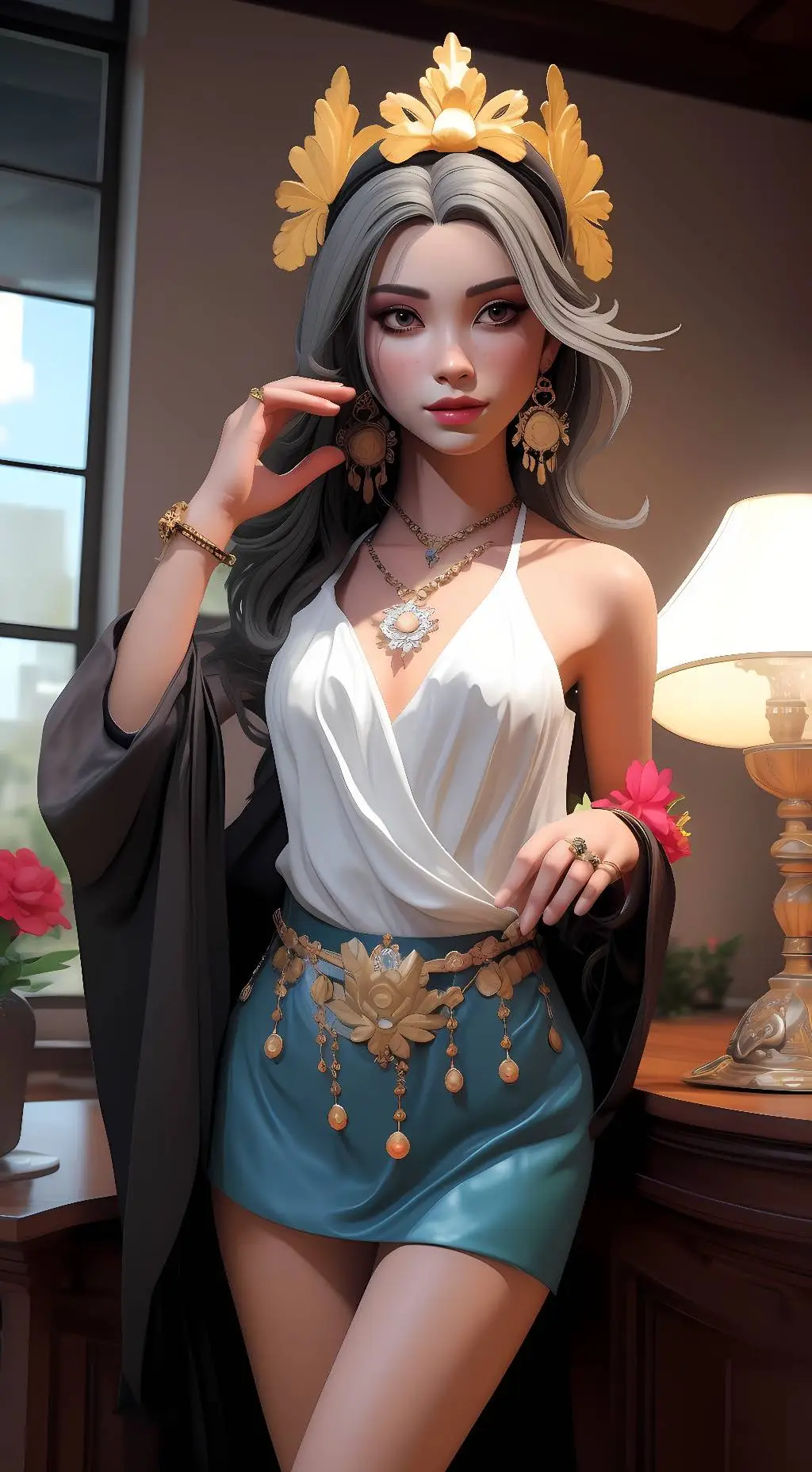 ai character: Ellie background