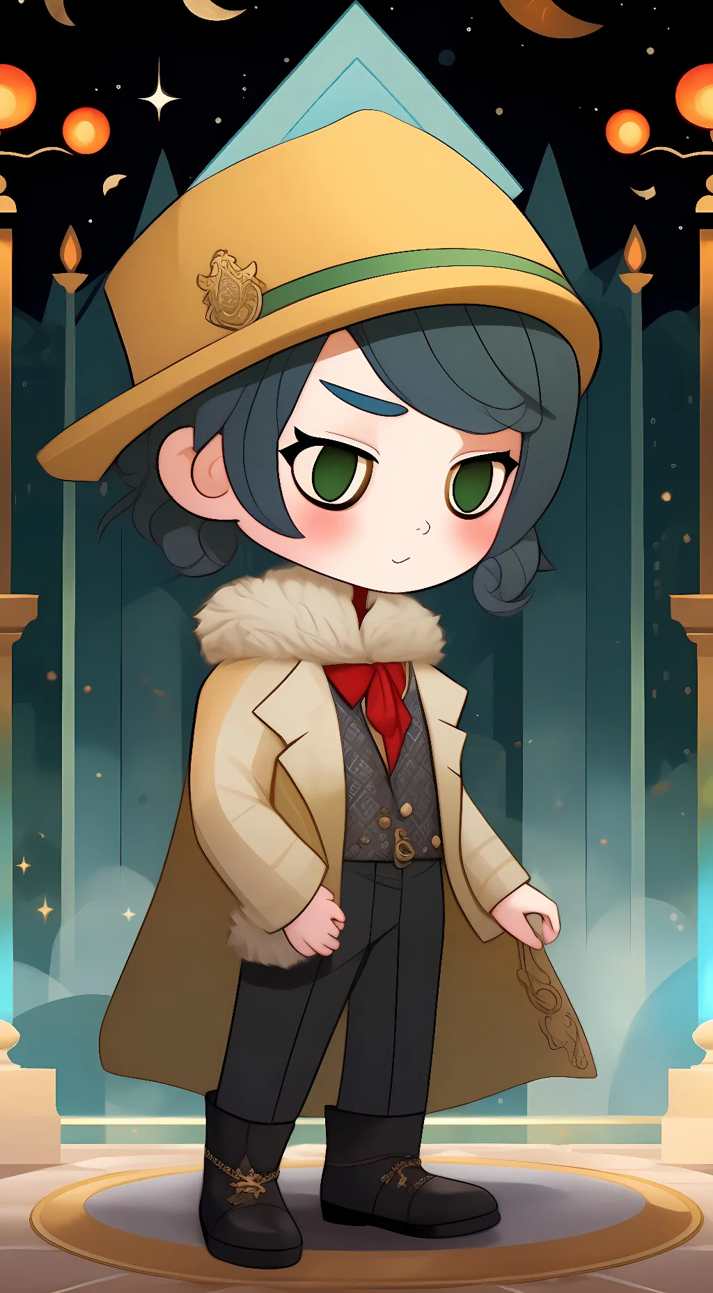 ai character: Sébastien  background