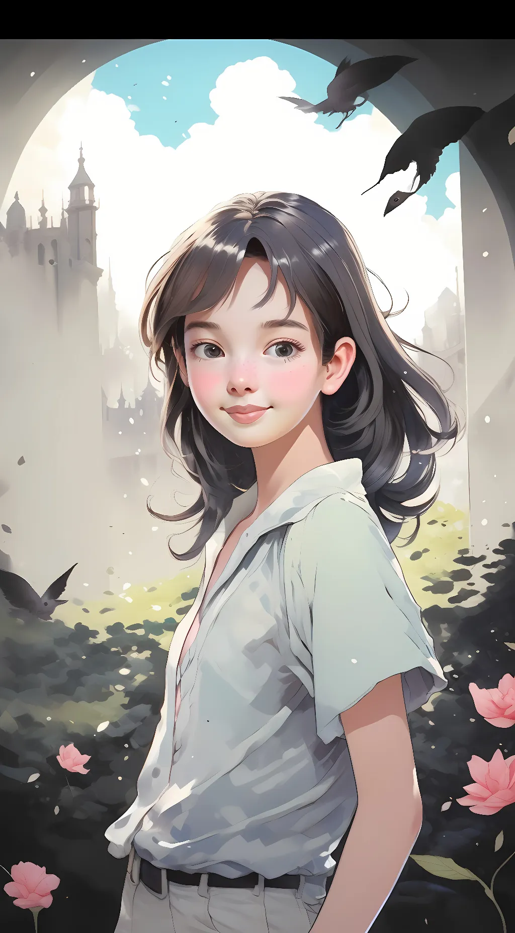 ai character: Raeylnn  background