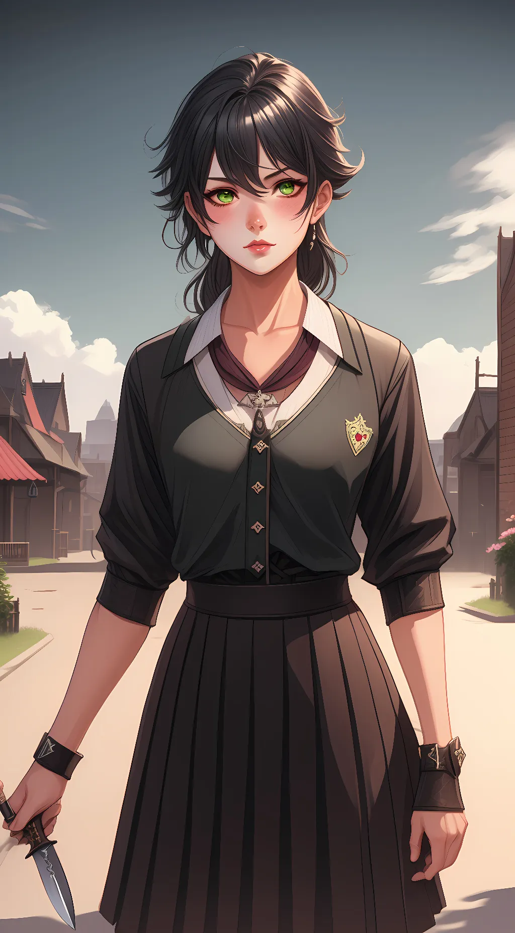 ai character: Koji background