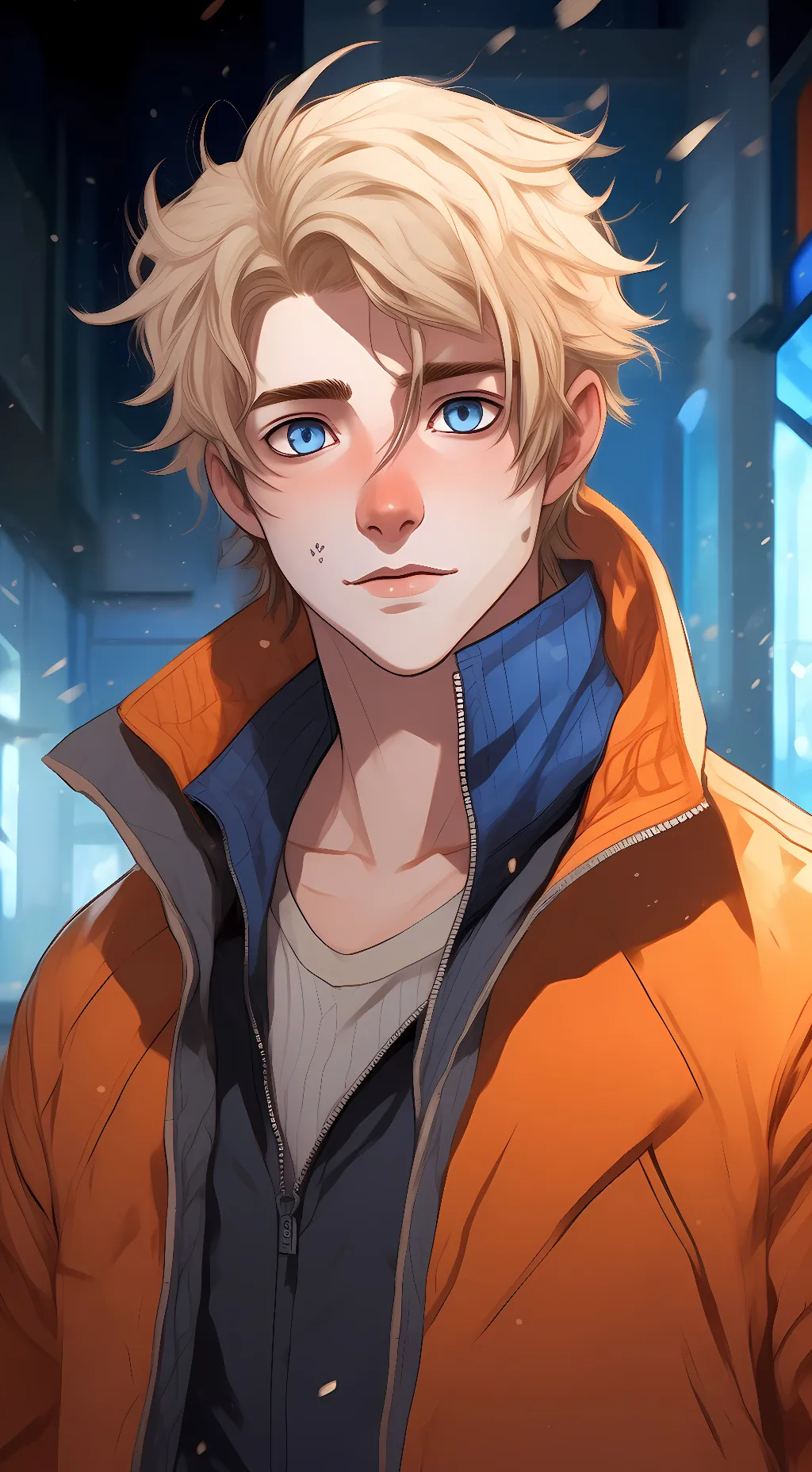 ai character: Kenny McCormick background