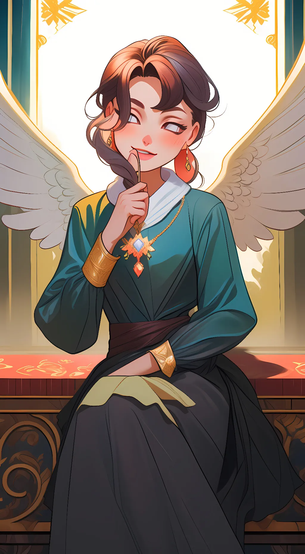 ai character: Aria Albright background