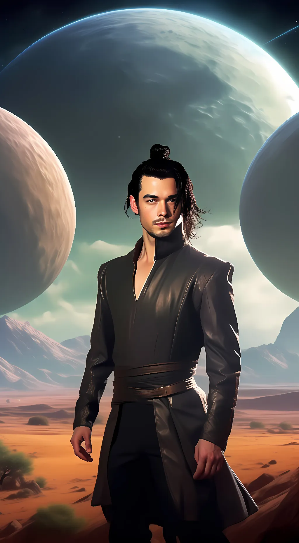 ai character: Kai  background