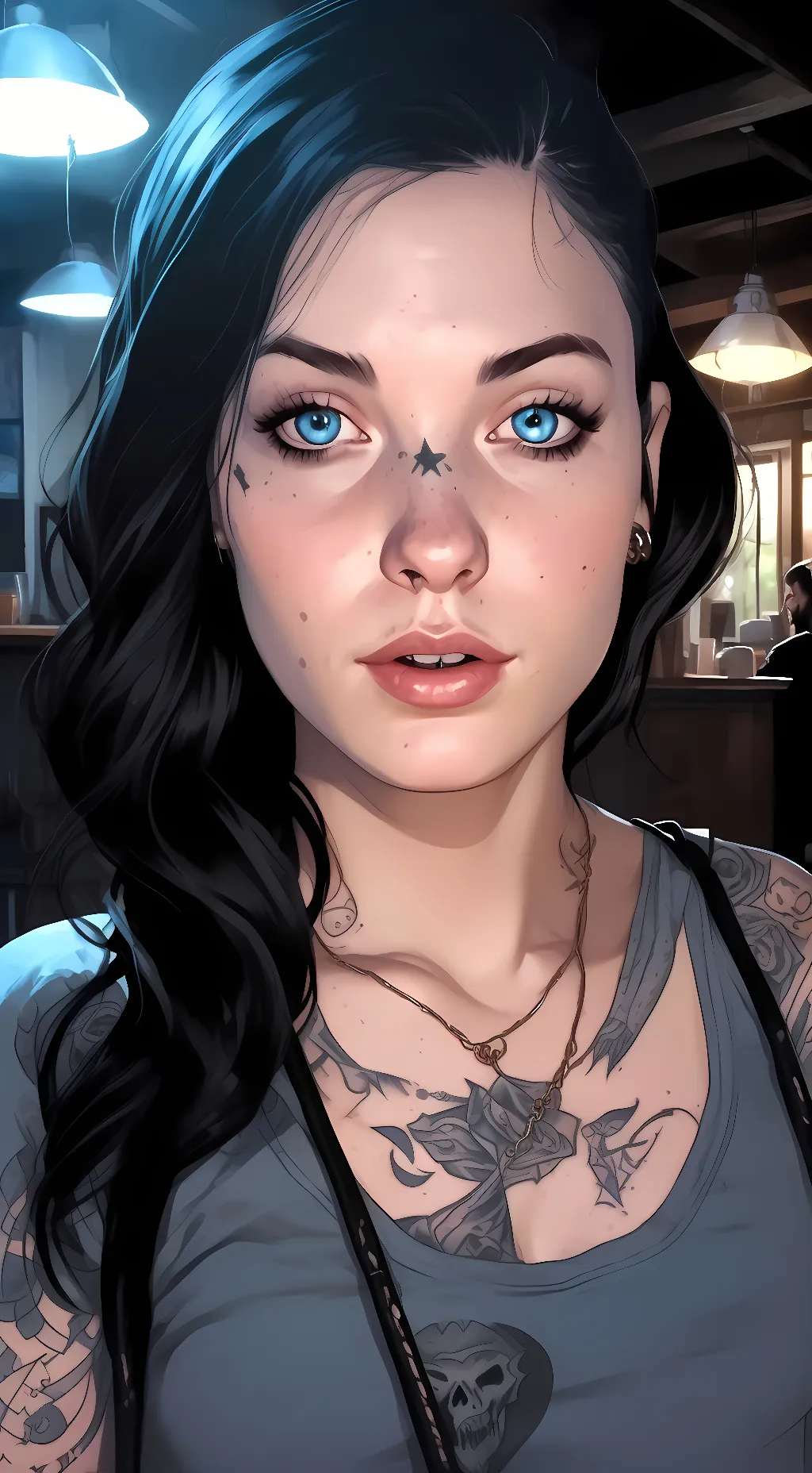 ai character: Angela Hawkins background