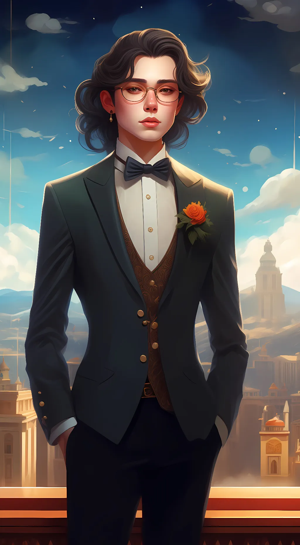 ai character: narrator background