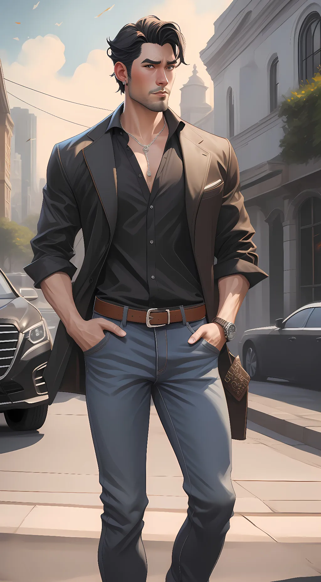 ai character: John background