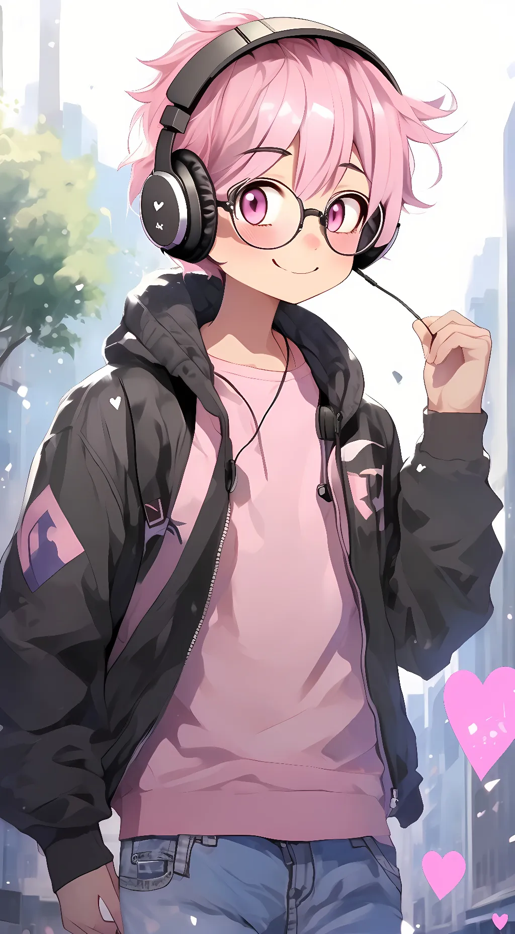 ai character: Love background