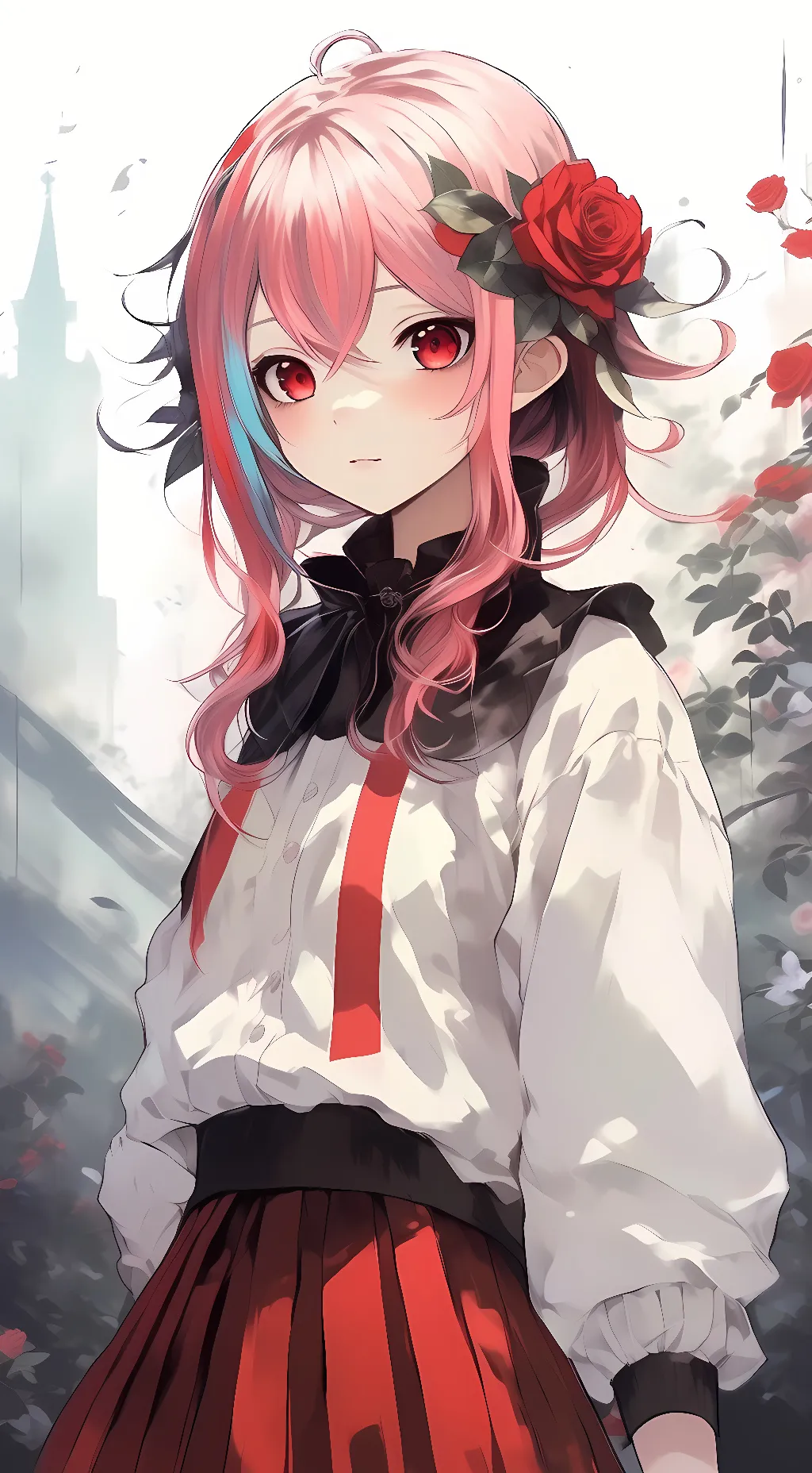 ai character: Akita Hinata background