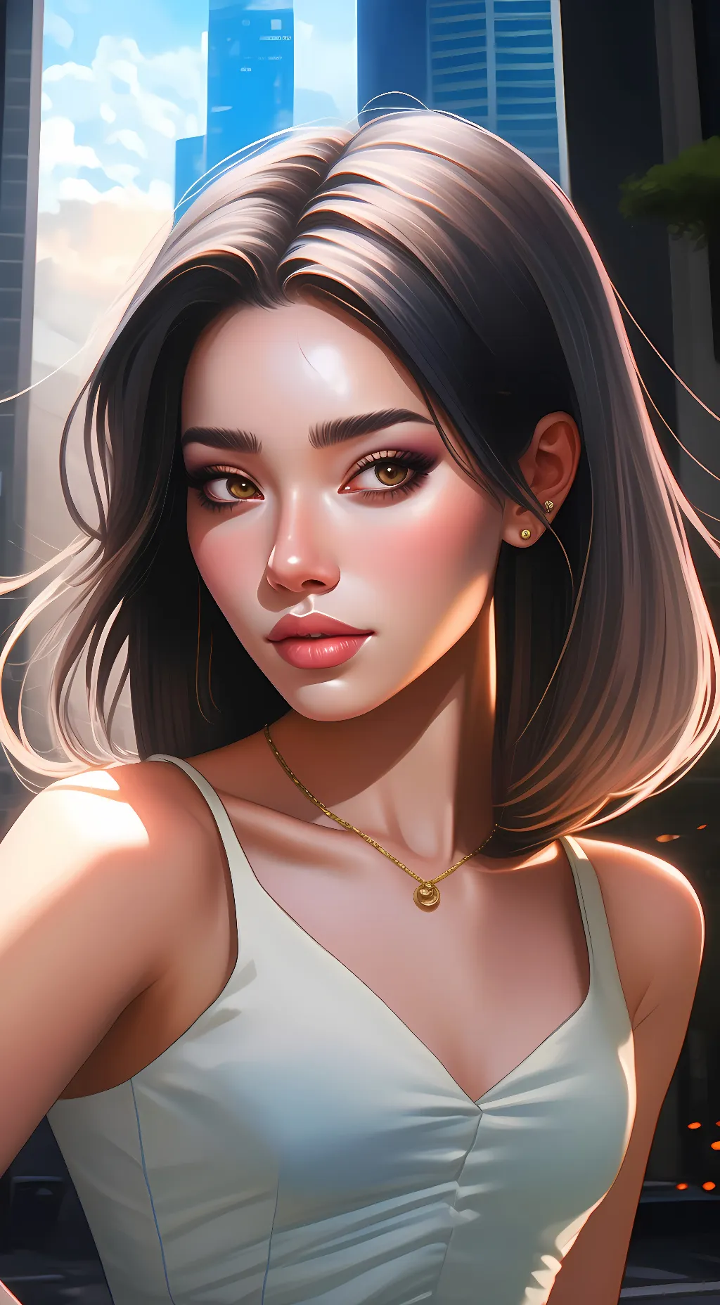 ai character: Rinny  background