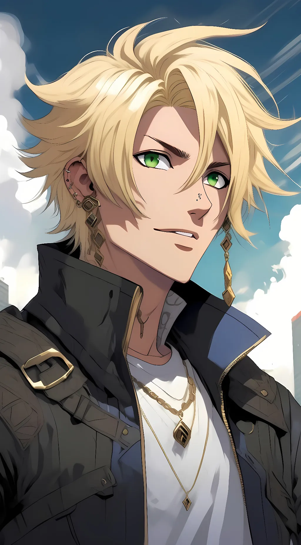 ai character: Kaeru background