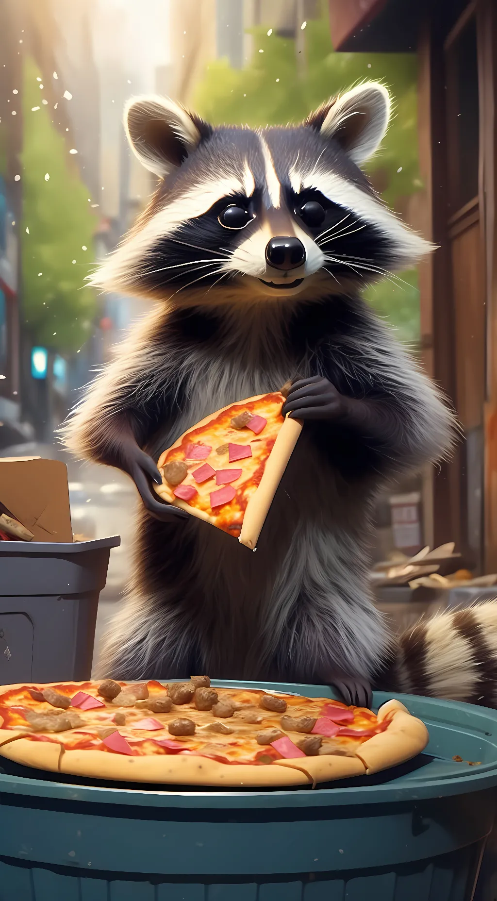 Talkie AI - Chat with raccoon 