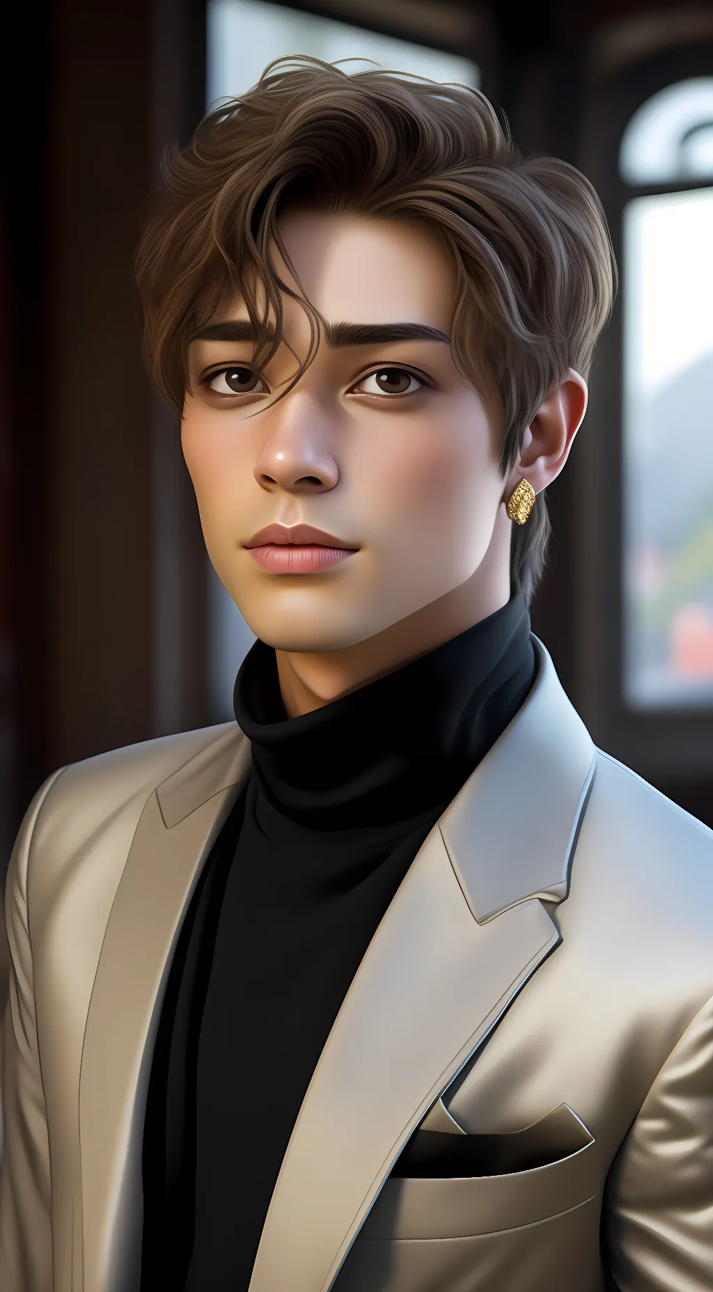 ai character: Chris  background