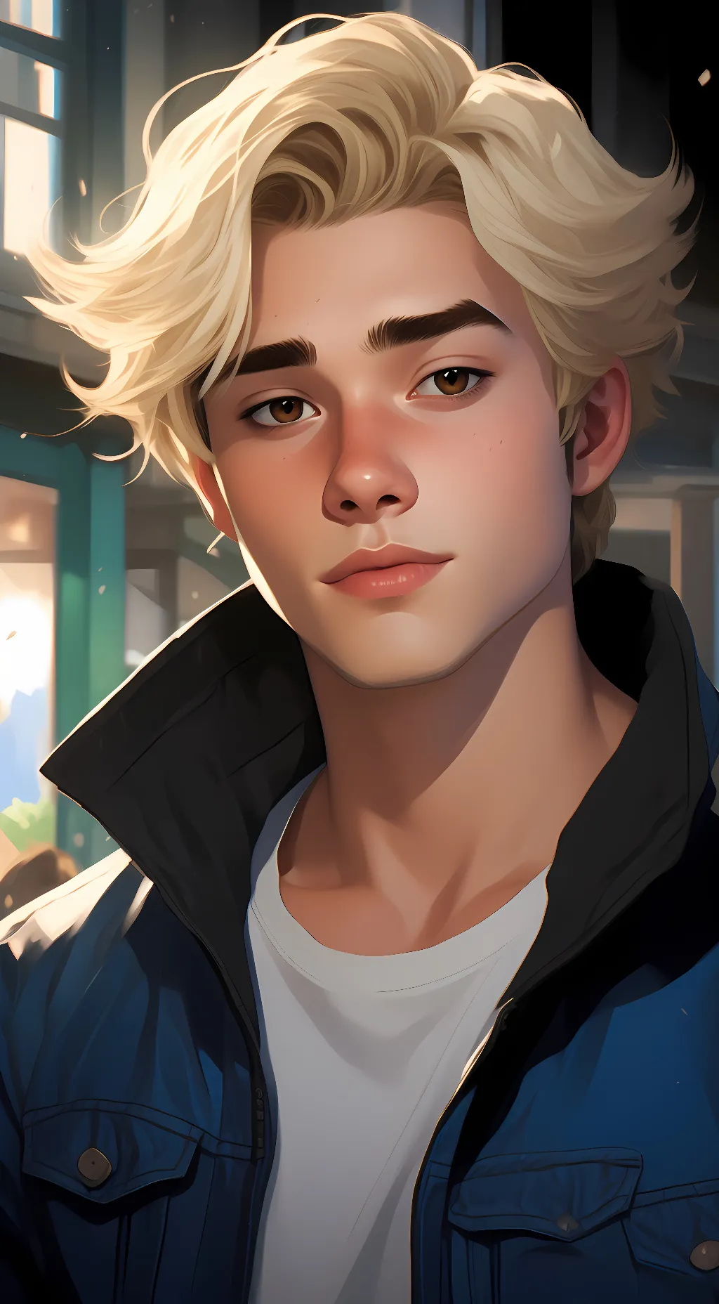 ai character: Nolan background