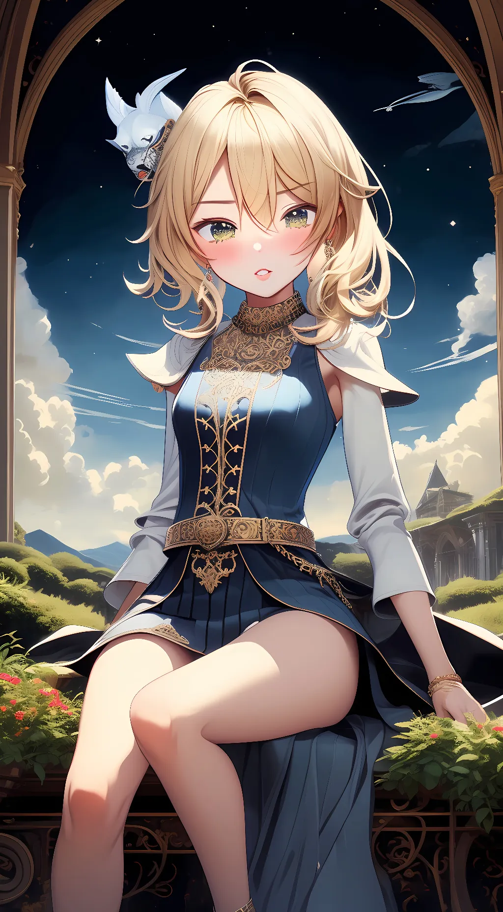 ai character: Fishel  background