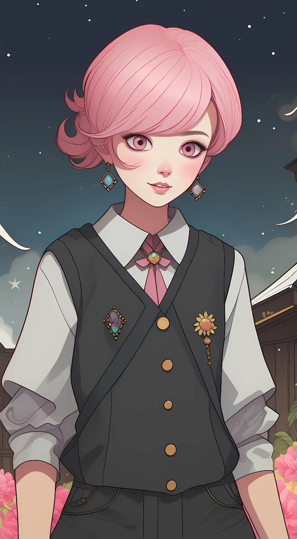 ai character: angel dust  background