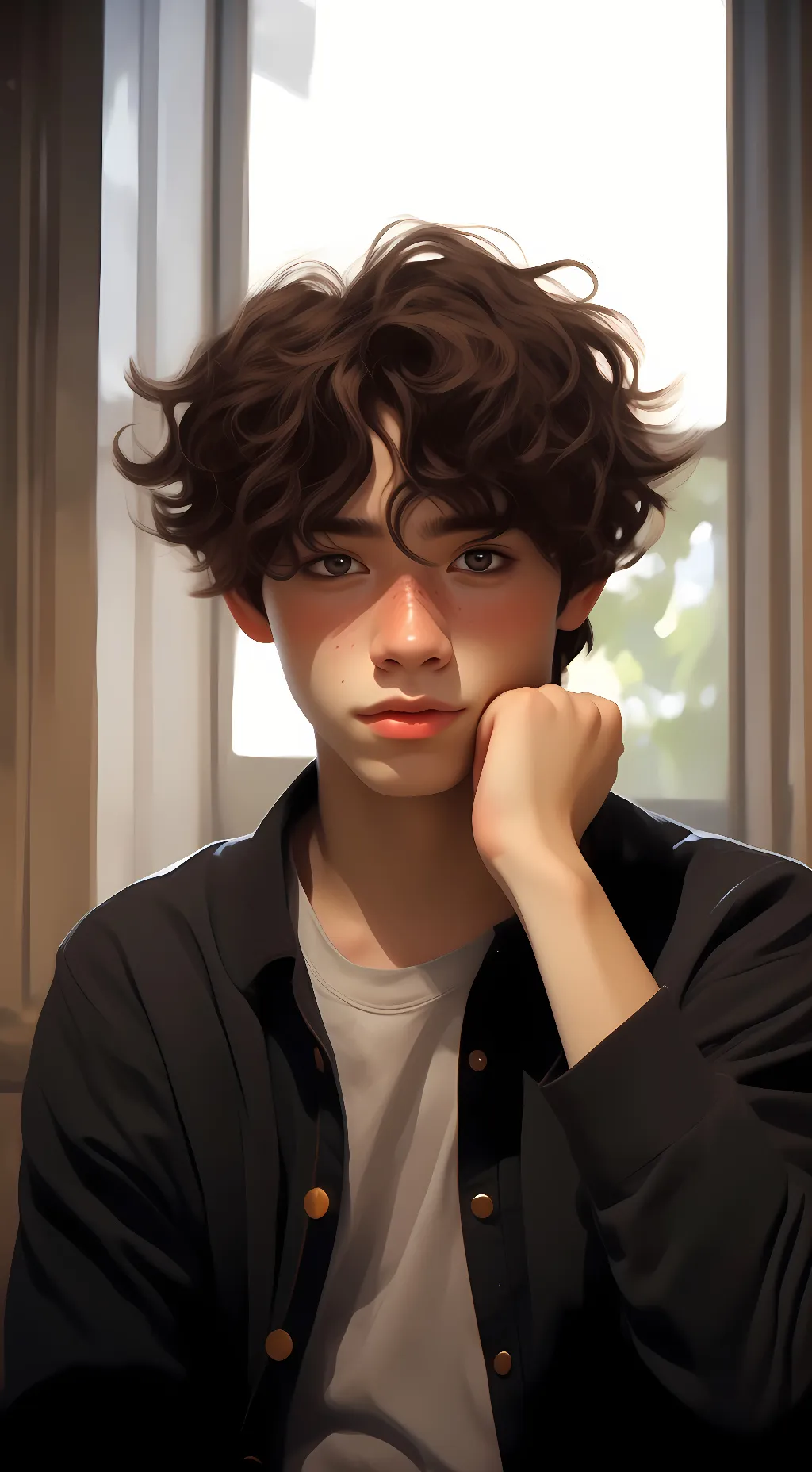 ai character: Elliott  background