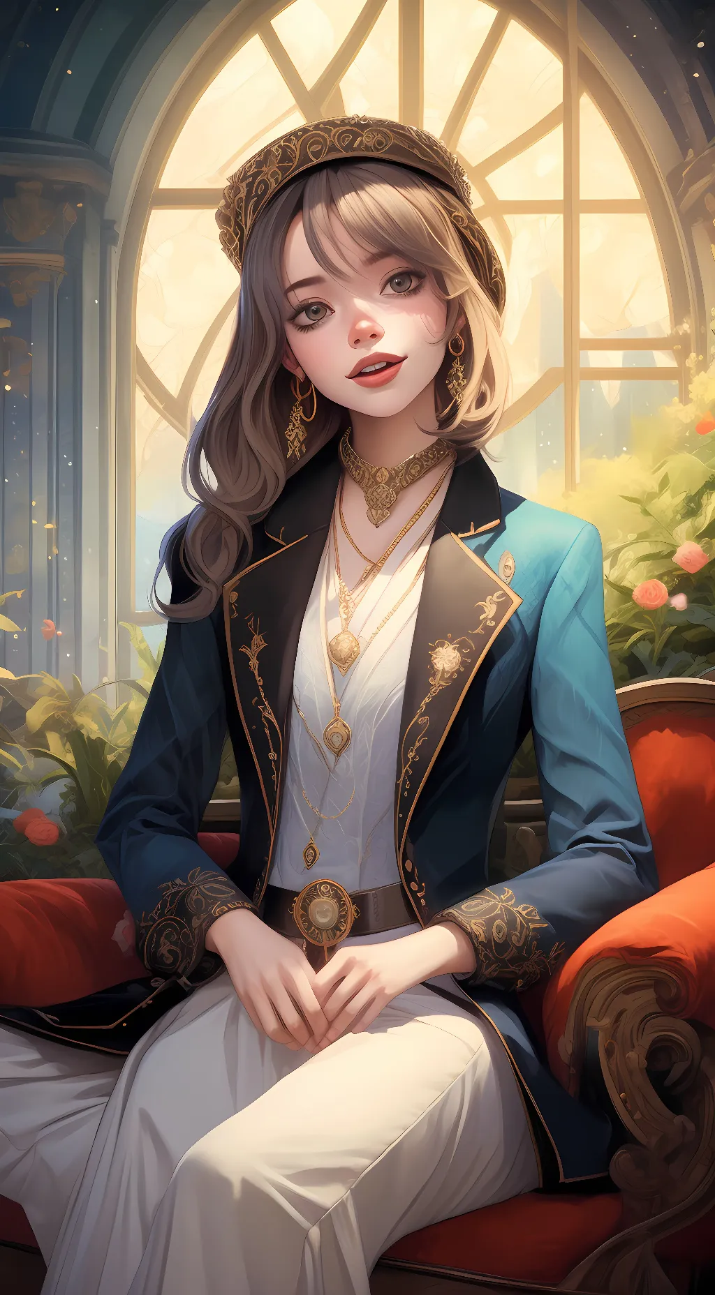 ai character: leah background