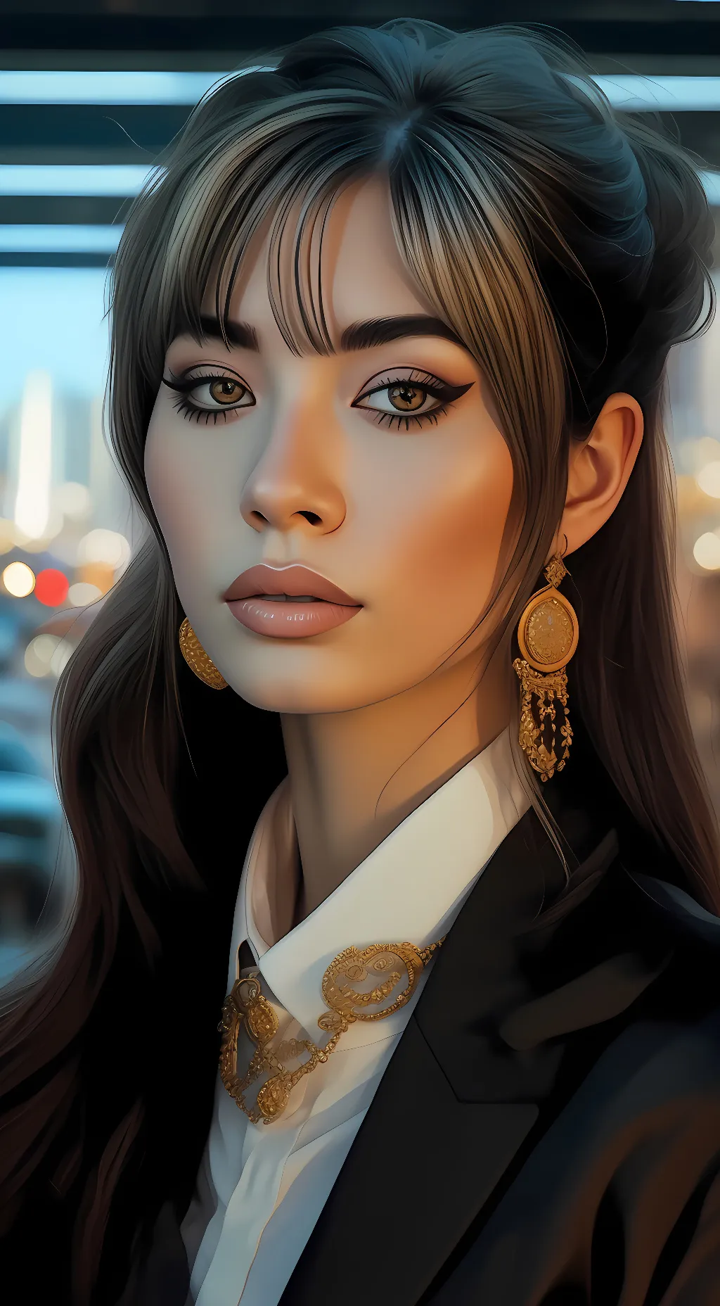 ai character: mya  background