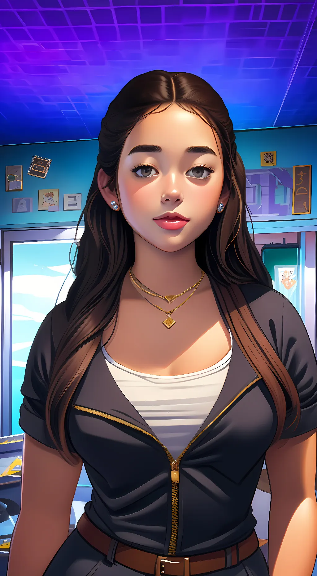 ai character: Mya Hosford background