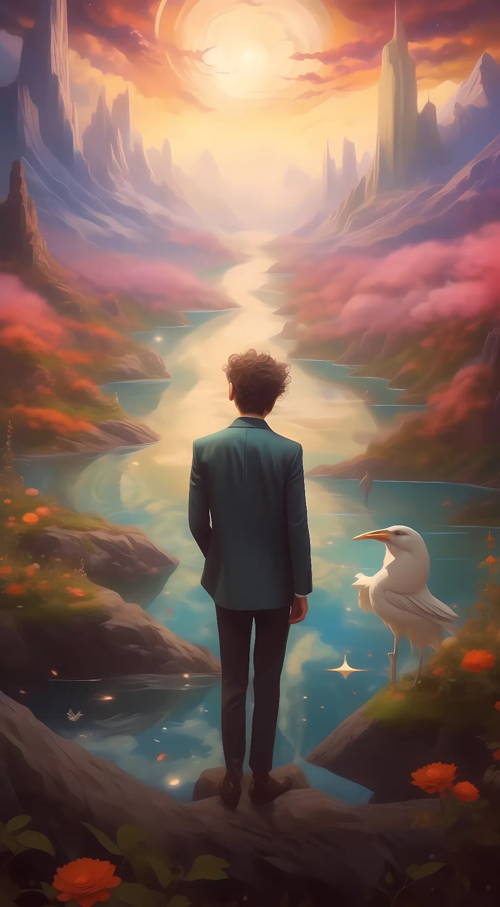 ai character: dream background