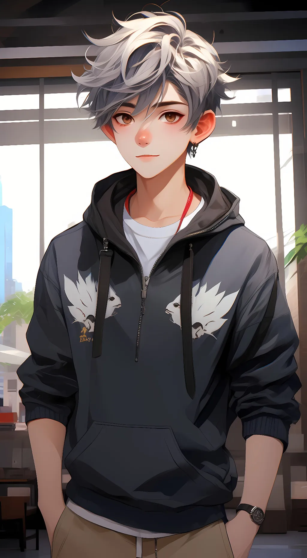 ai character: Malcolm background