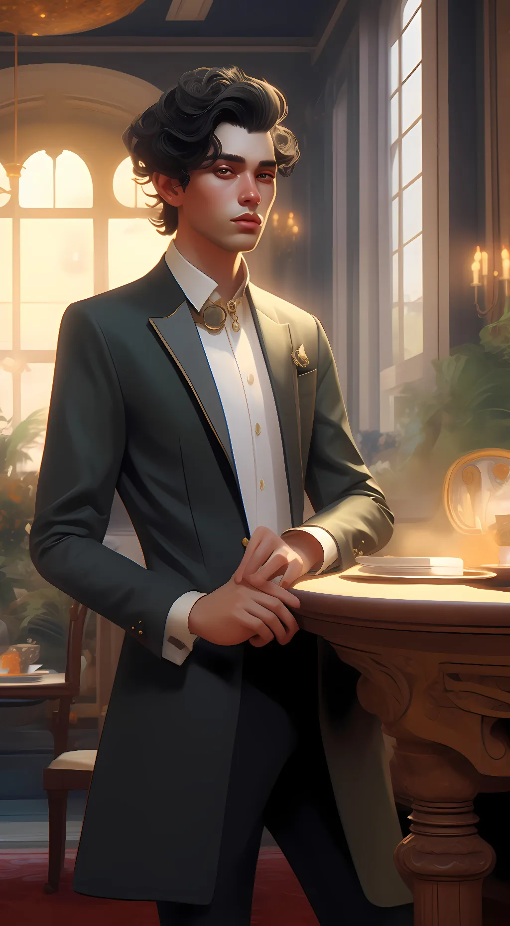 ai character: Gabriel Harrison background