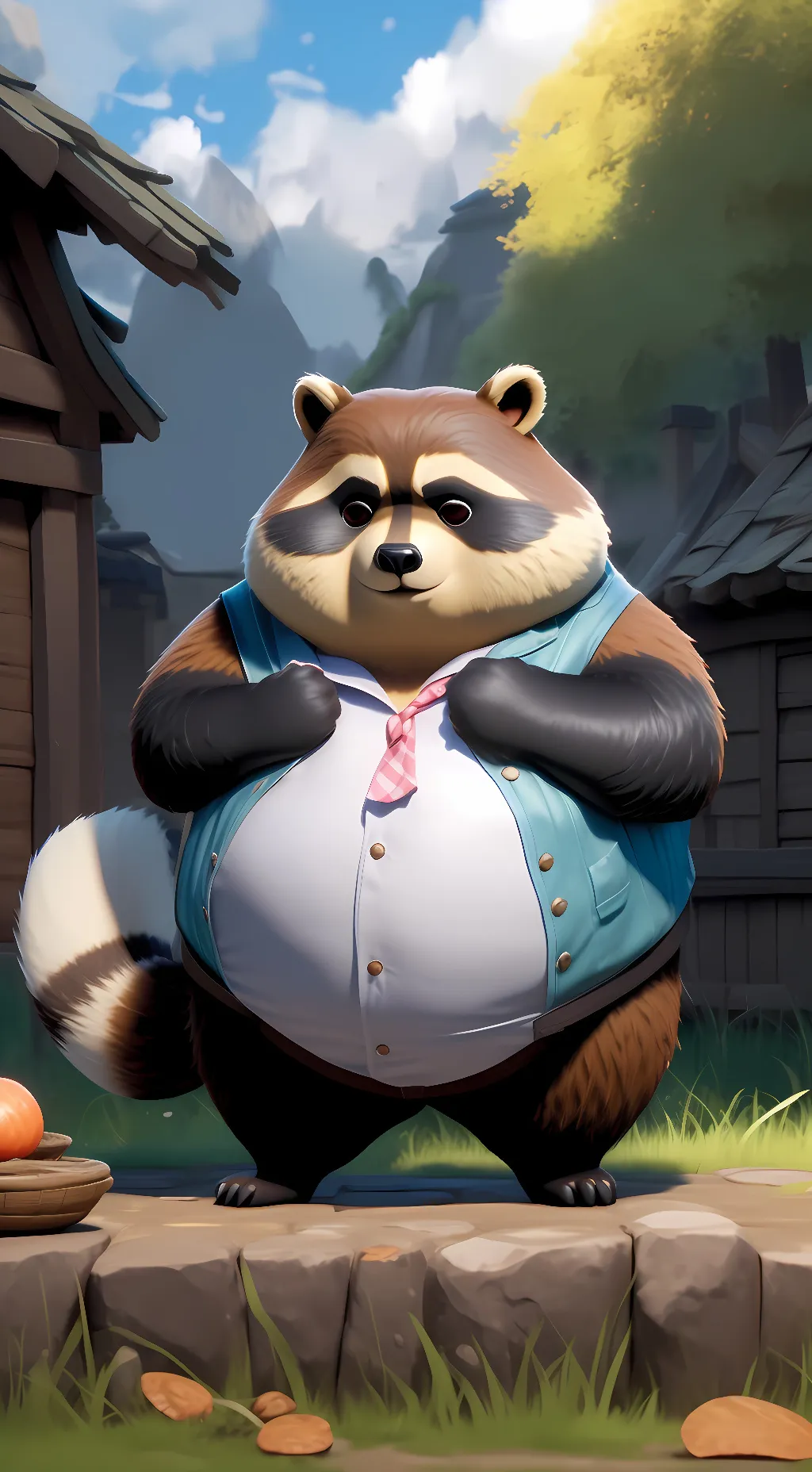 ai character: Tom Nook  background