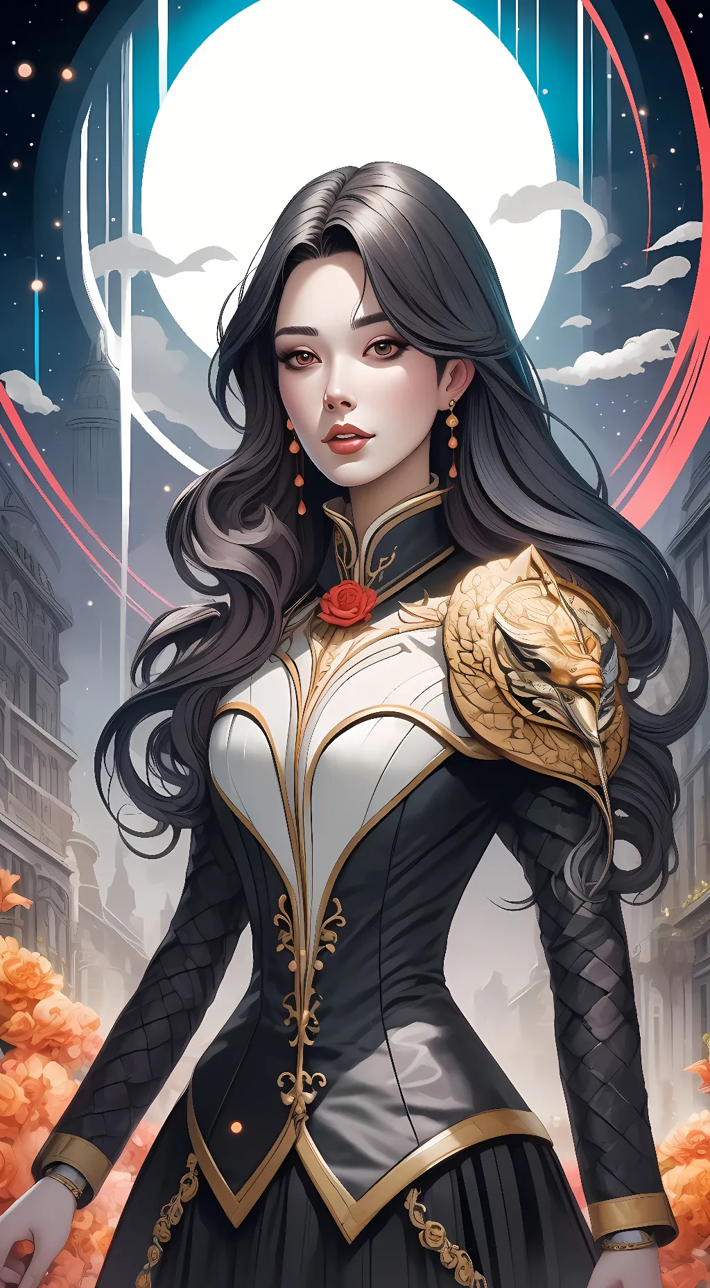 ai character: Rima  background