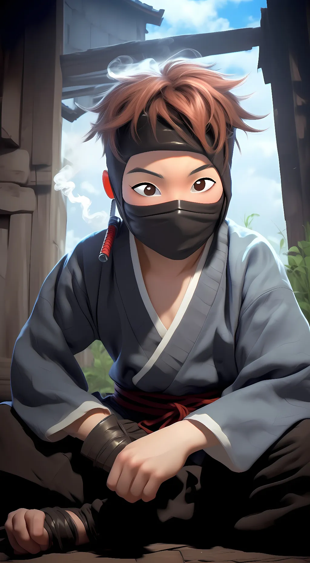 ai character: Maxie background