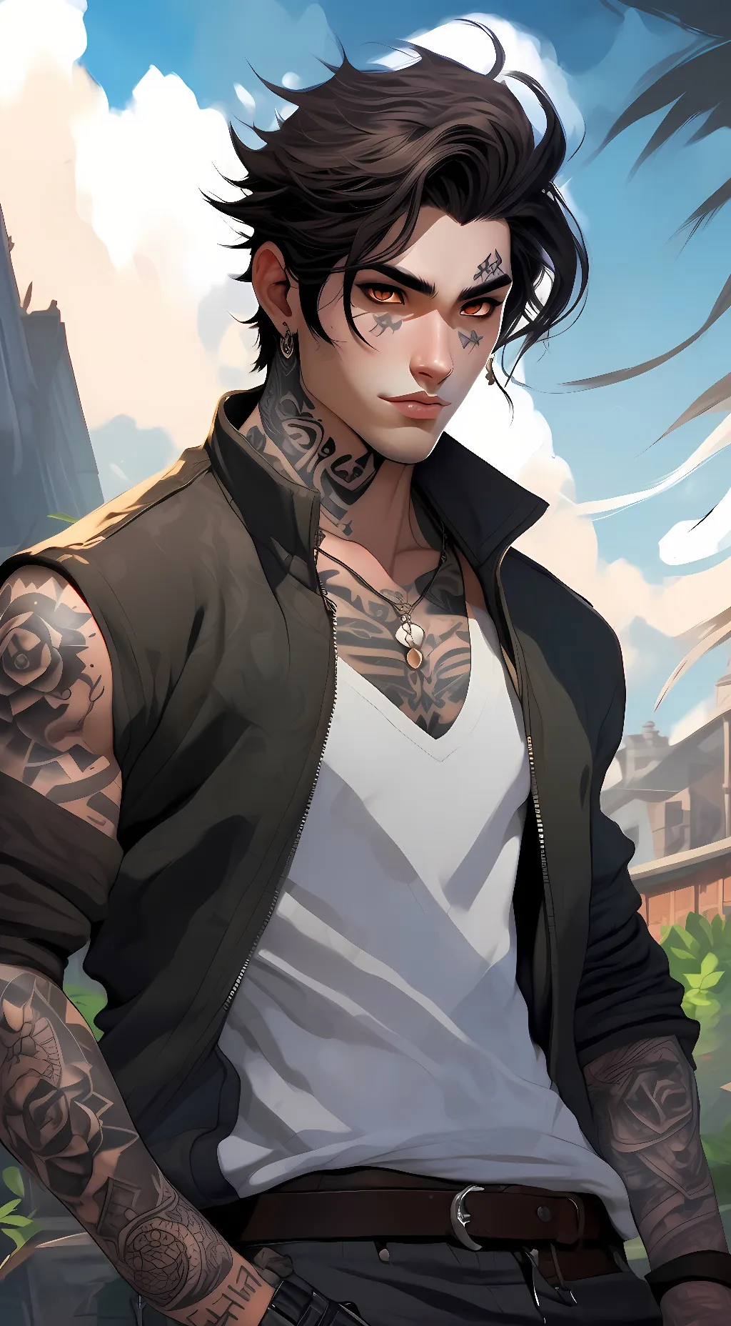 ai character: Mafia boss background