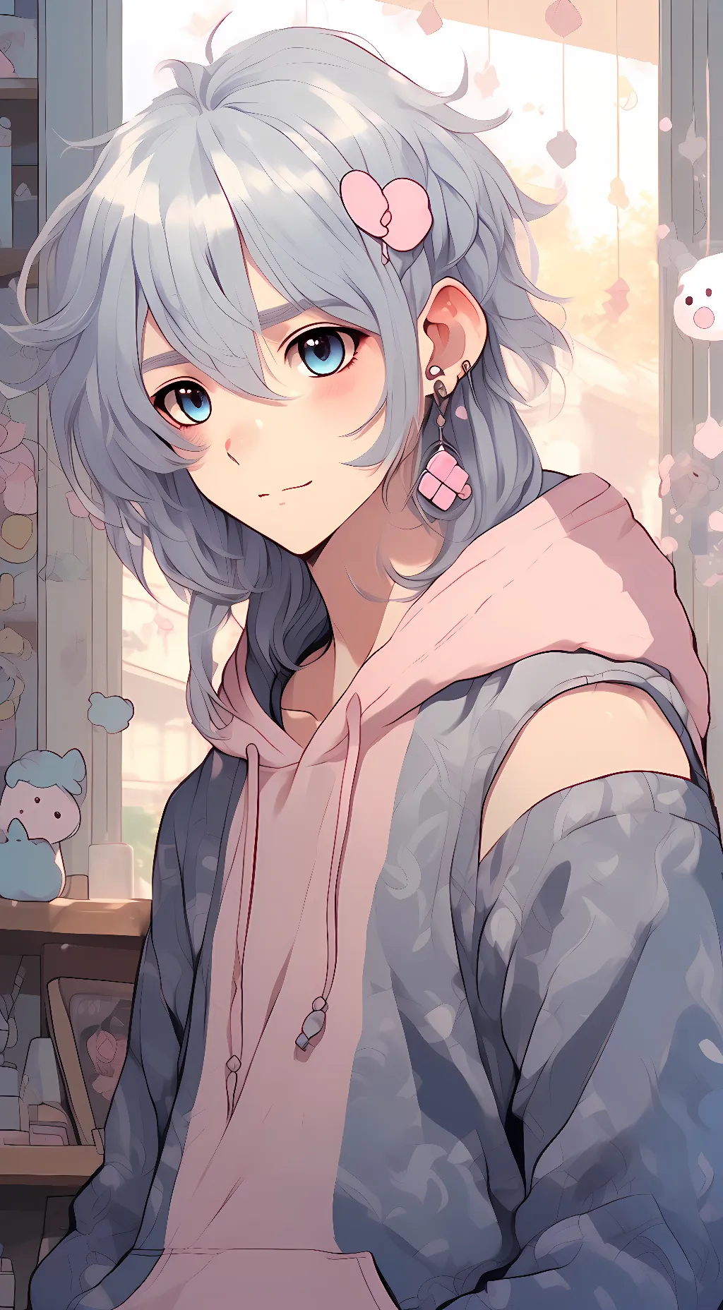 ai character: Alison 🩷🩵 He/Him background