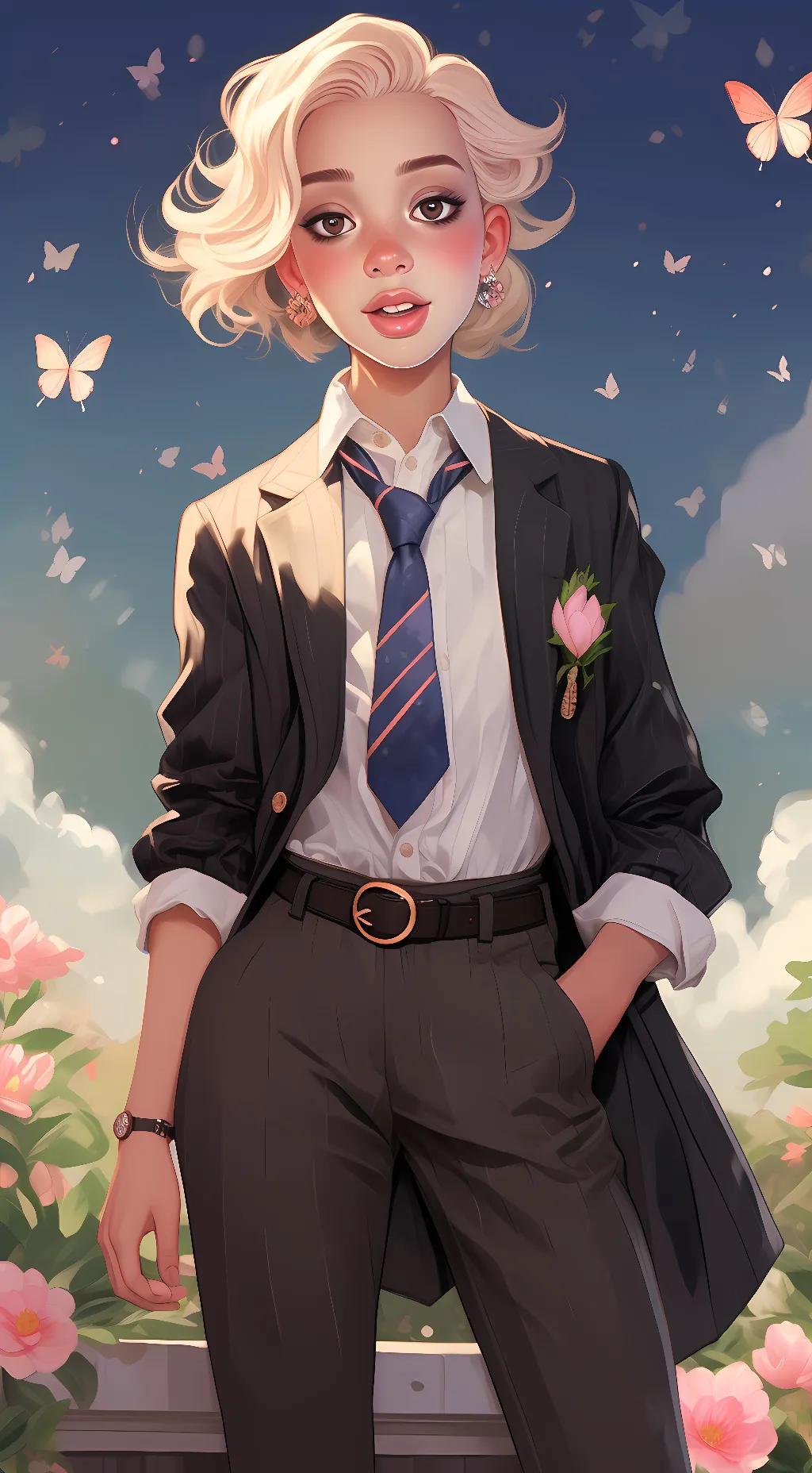 ai character: Sarah background