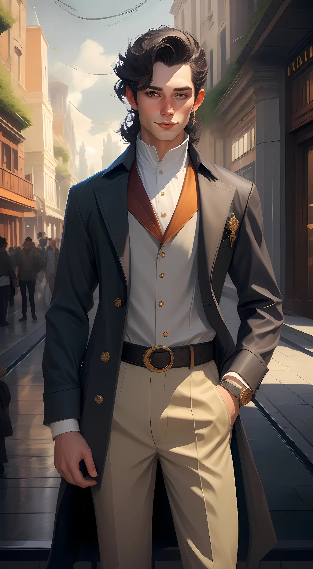 ai character: keen background