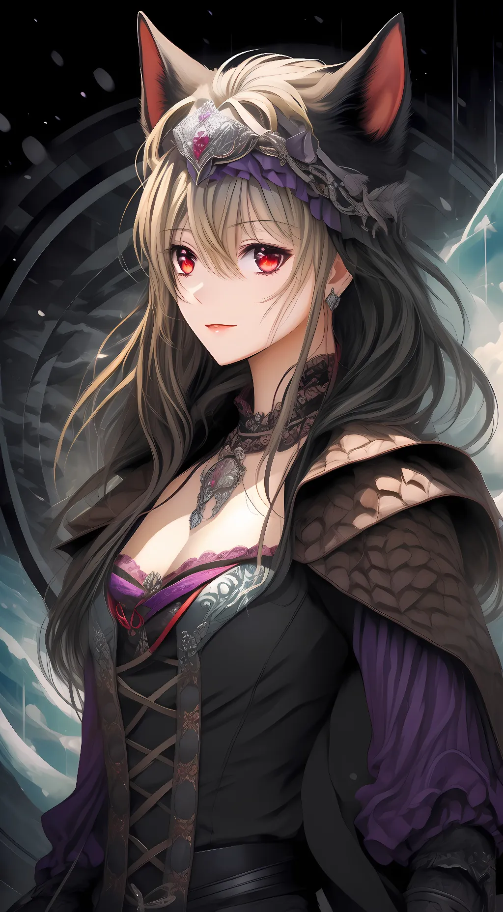 ai character: jessica r, gold background